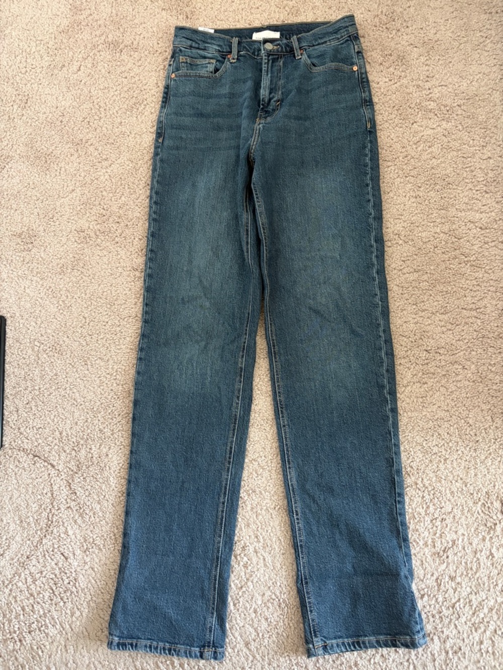 Habitual Women's Medium Blue Straight-Leg Jeans